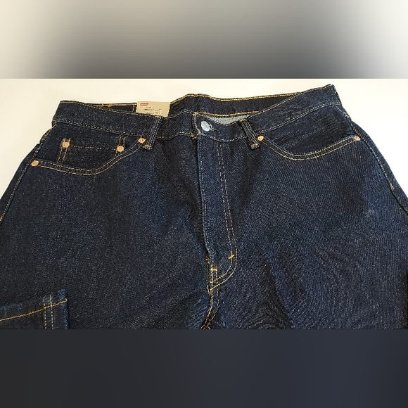 Levi's Dark Wash 550 Relaxed Fit Tapered Leg Jeans NWT - Picture 5 of 8